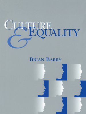 cover image of Culture and Equality